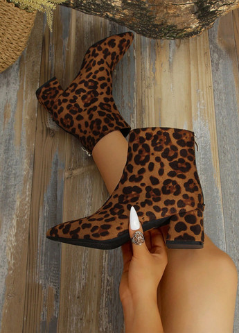 Осенние ботильоны SHEIN без декора тканевые