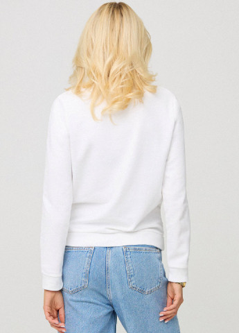 Білий світшот жіночій basic /no flis/ YAPPI (254658747)