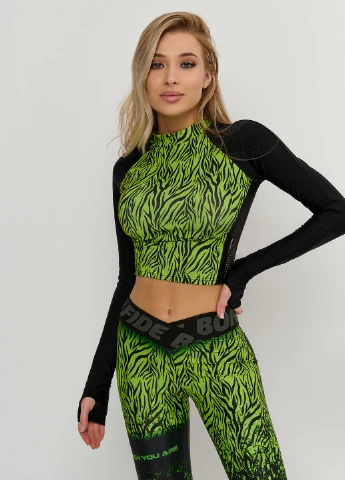 Укороченный Рашгард Bona Fide Rashguard Move Up Tiger Lily (251707953)