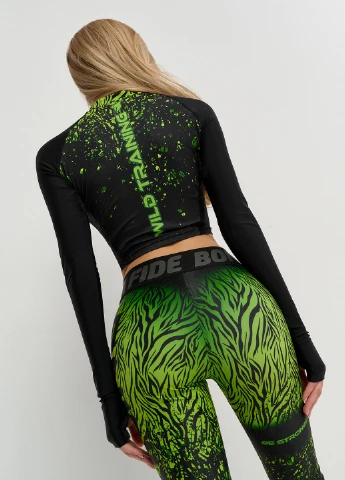 Укороченный Рашгард Bona Fide Rashguard Move Up Tiger Lily (251707953)