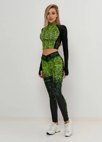 Укороченный Рашгард Bona Fide Rashguard Move Up Tiger Lily (251707953)