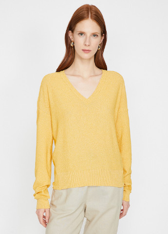 Жовтий демісезонний пуловер пуловер KOTON