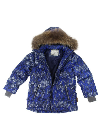 Синя зимня куртка пуховик moody 1 Huppa