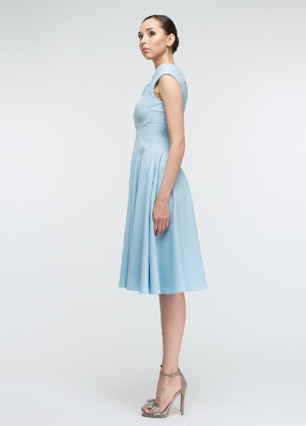 Світло-блакитна кежуал платье а-силует BGL однотонна
