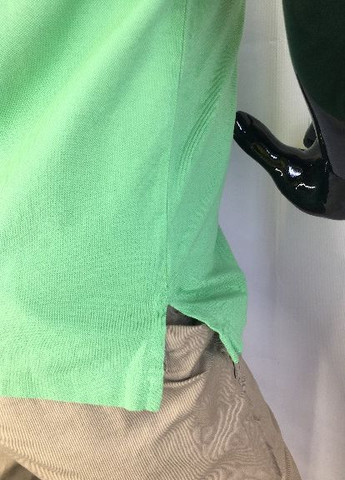 Фисташковая футболка-поло для мужчин Ralph Lauren однотонная