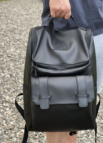 Функціональний рюкзак з екошкіри для подорожей, рюкзак класичного стилю для ноутбука No Brand Huline (261927362)
