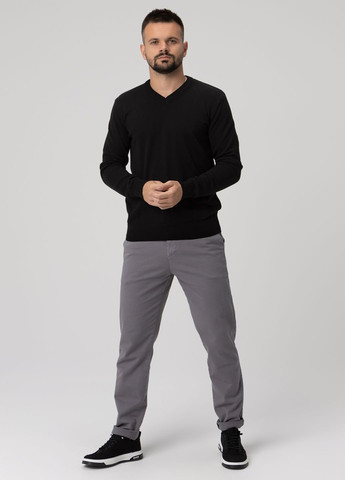 Чорний демісезонний пуловер Figo