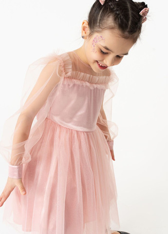 Розовое комплект нарядный лонгслив и юбка-пачка Yumster (261761692)
