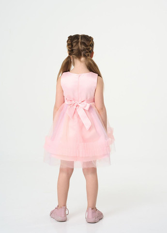 Розовое розовое платье с розами на поясе и градиентом Yumster (261761668)