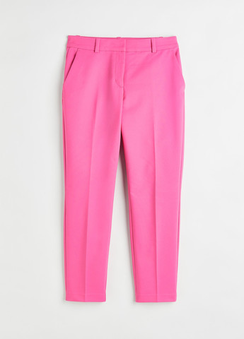Розовые повседневный демисезонные брюки H&M
