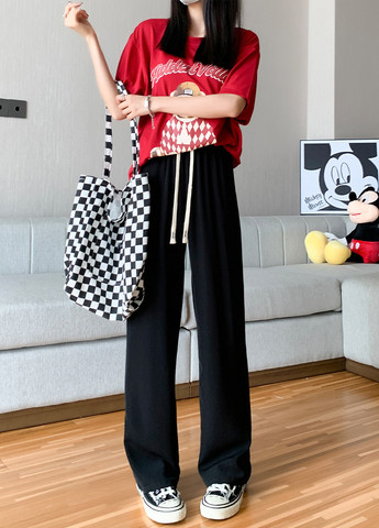 Штани зі шнурками на резинці на зріст до 170 см No Brand (261763732)