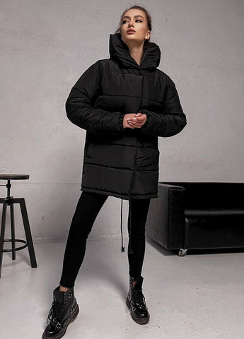 Черная зимняя зимняя куртка Liton
