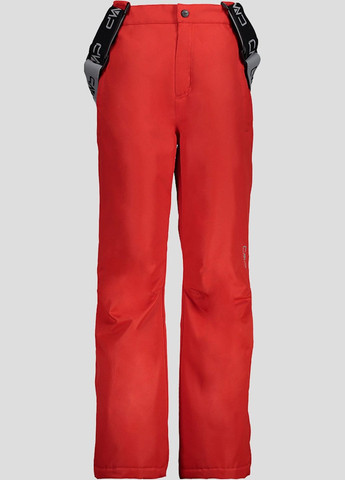 Красные лыжные брюки Kid Salopette CMP (261851428)