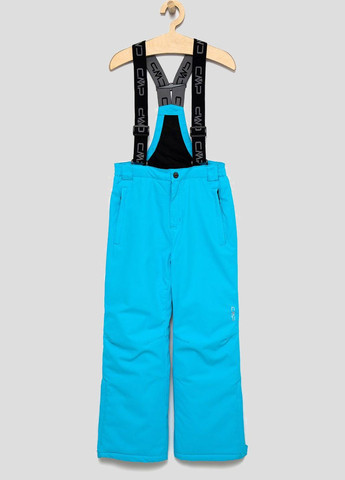Детские лазурные лыжные брюки Kid Ski Salopette CMP (261922711)