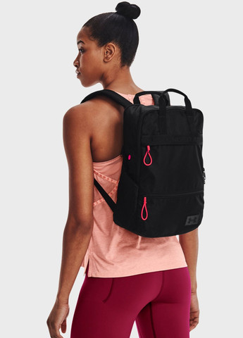 Рюкзак UA Essentials Backpack Чорний жіночийочий 27х40х12 см Under Armour (262297396)
