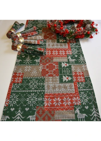 Водовідштовхувальна доріжка-ранер на стіл 40x180 см Time Textile (262083302)