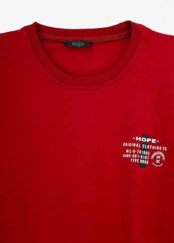 Світшот Hope - крій бордовий повсякденний - (262006462)