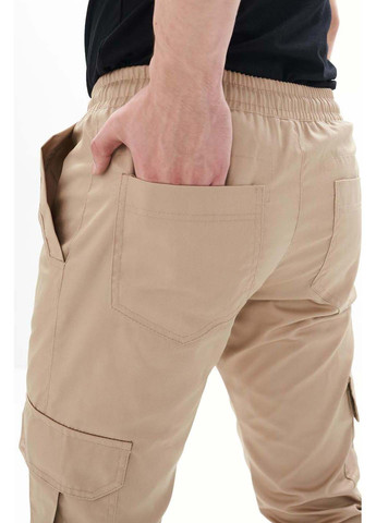 Бежевые кэжуал демисезонные брюки Intruder