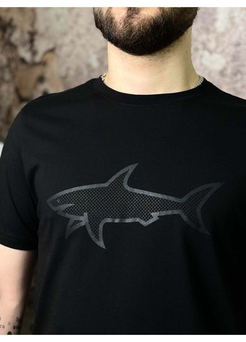 Чорна футболка Shark