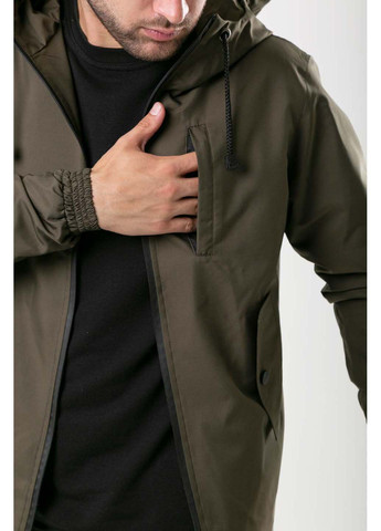 Оливкова (хакі) демісезонна куртка "easy" softshell Intruder