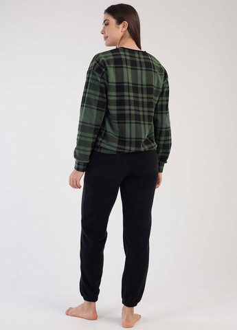 Серая всесезон костюм женский флисовый (лонгслив, штаны) лонгслив + брюки Vienetta