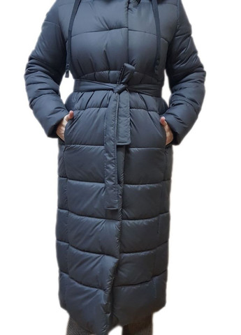 Темно-серая зимняя зимняя куртка-пуховик Fashion Club