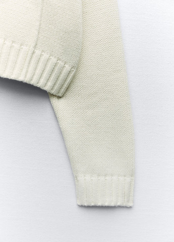 Білий демісезонний светр Zara
