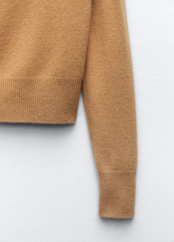 Коричневий демісезонний светр Zara