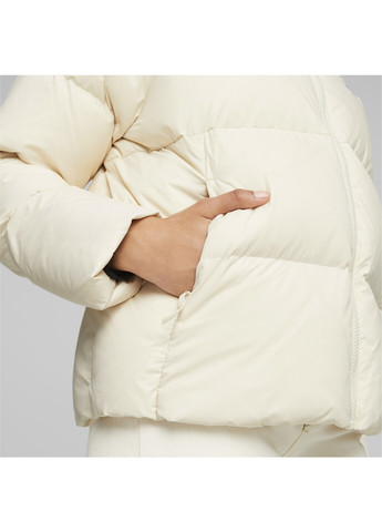 Біла демісезонна куртка women’s hooded ultra down puffer jacket Puma