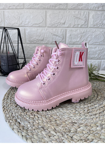 Розовые кэжуал осенние ботинки для девочки BBT