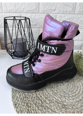 Розовые кэжуал зимние ботинки для девочки Jong Golf