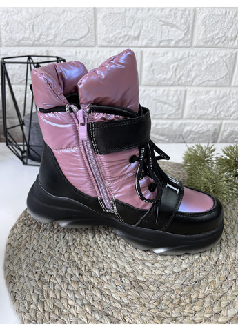 Розовые кэжуал зимние ботинки для девочки Jong Golf