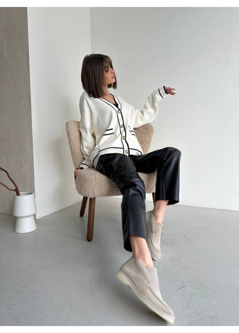 VZUTIK Женские замшевые лоферы 40 песочный з натуральная замша, украина — демисезон (262375141)