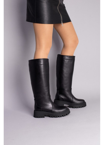 Жіночі шкіряні чоботи-труби 41 VZUTIK (262375399)
