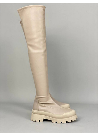 Жіночі чоботи панчохи стрейч шкіра 37 VZUTIK (262375496)