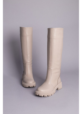 Жіночі шкіряні чоботи-труби 39 VZUTIK (262374667)