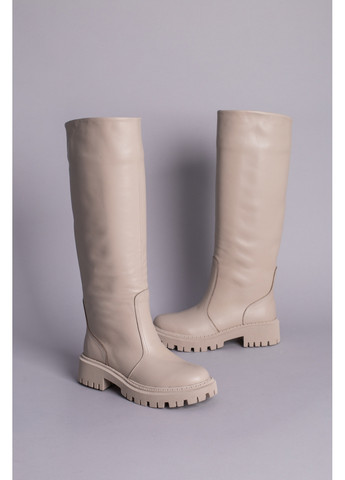 Жіночі шкіряні чоботи-труби 39 VZUTIK (262374667)