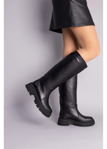 Жіночі шкіряні чоботи-труби 39 VZUTIK (262375402)