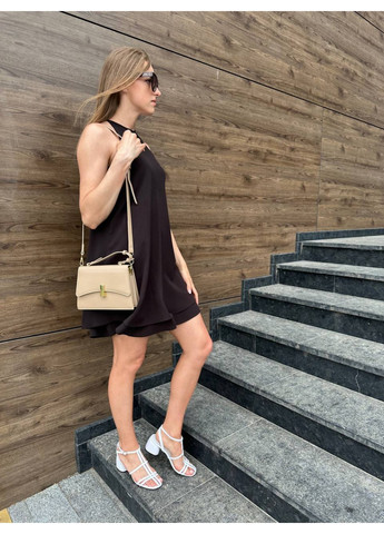 Жіночі шкіряні босоніжки на підборах 40 VZUTIK (262375889)