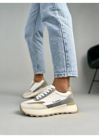 Женские кожаные кроссовки 40 VZUTIK белые демисезоны (262374675)