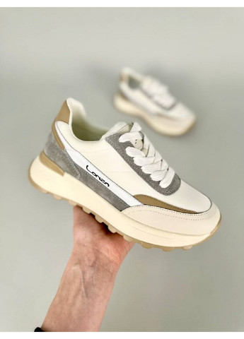 Женские кожаные кроссовки 40 VZUTIK белые демисезоны (262374675)