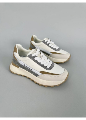 Женские кожаные кроссовки 40 VZUTIK белые демисезоны (262374675)