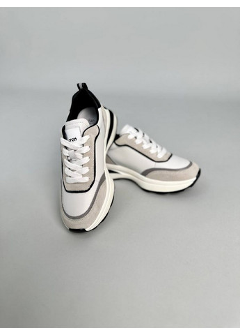 Женские кожаные кроссовки 40 VZUTIK белые демисезоны (262374798)