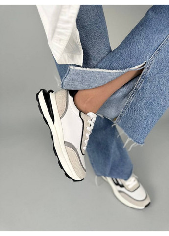 Женские кожаные кроссовки 40 VZUTIK белые демисезоны (262374798)