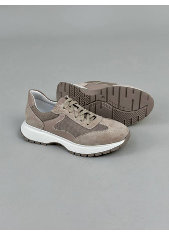 Жіночі замшеві кросівки 36 VZUTIK бежеві демісезони (262374579)