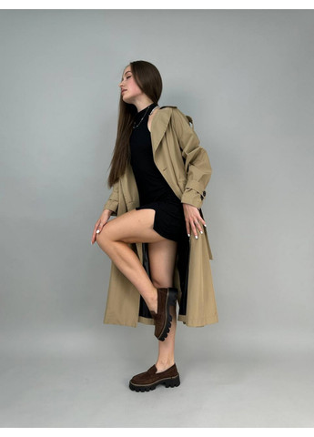 VZUTIK Женские замшевые лоферы 36 коричневый з натуральная замша, украина — демисезон (262378157)