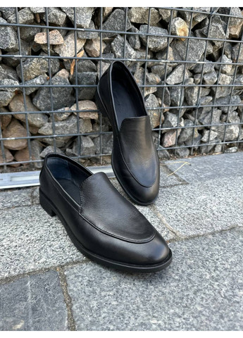 VZUTIK Женские кожаные лоферы 37 черный з натуральная кожа, украина — демисезон (262378463)