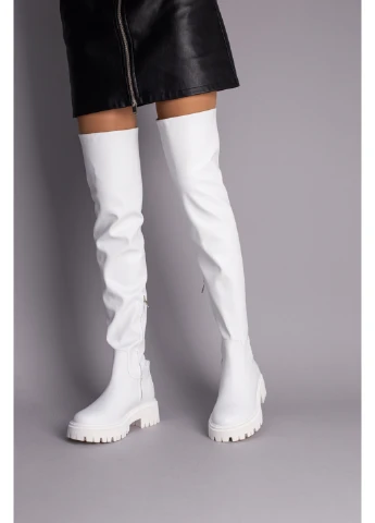Зимние женские кожаные сапоги-чулки 39 VZUTIK