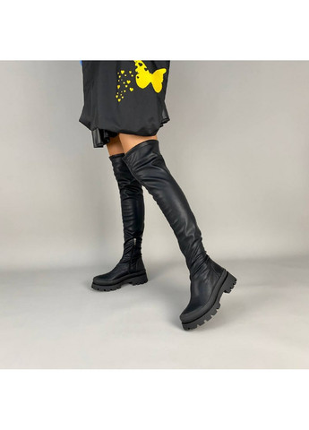 Жіночі чоботи панчохи стрейч шкіра 39 VZUTIK (262378492)