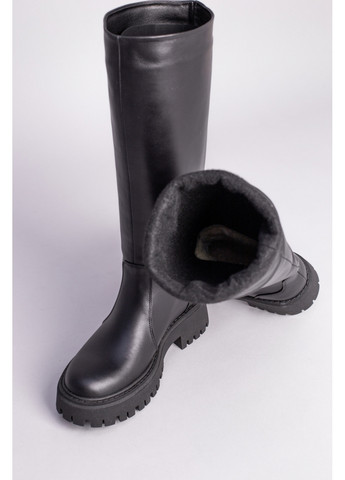 Жіночі шкіряні чоботи-труби 36 VZUTIK (262378171)